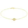 Bracelet Or Jaune Burak Oxyde De Zirconium