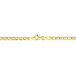 Bracelet Or Jaune Capucin Maille Marine