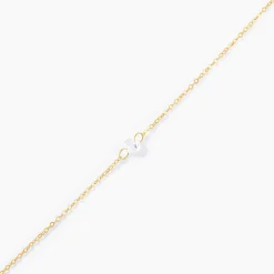 Bracelet Or Jaune Emilee Oxyde De Zirconium