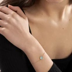 Bracelet Or Jaune Florica Amazonite