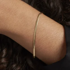 Bracelet Or Jaune Izel Maille Anglaise