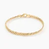 Bracelet Or Jaune Izel Maille Anglaise