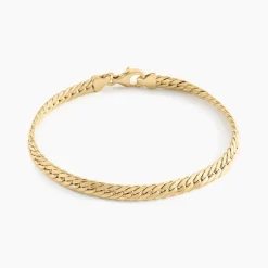 Bracelet Or Jaune Izel Maille Anglaise