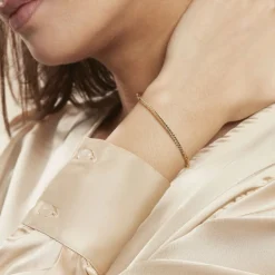 Bracelet Or Jaune Izel Maille Anglaise