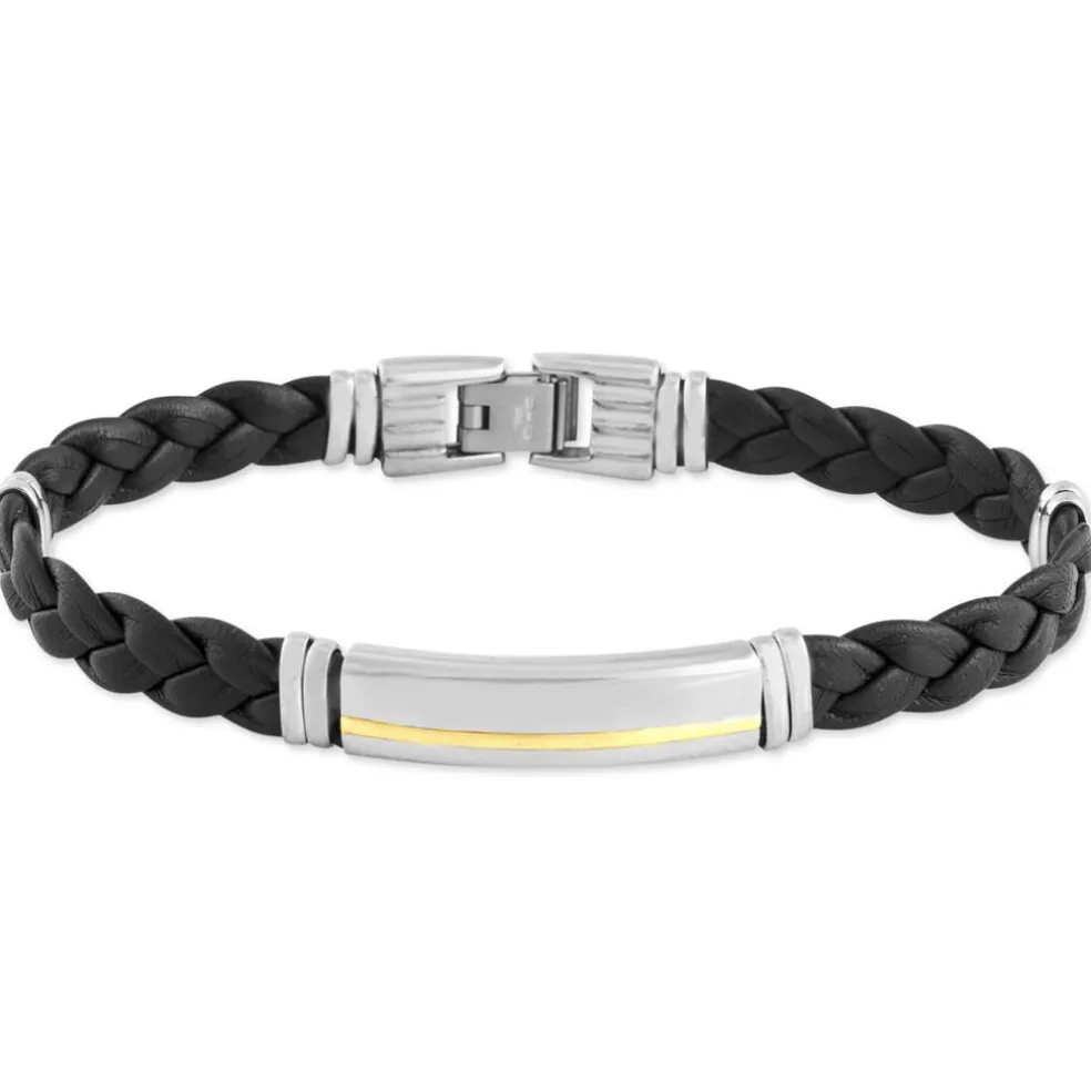 Bracelet Orietta Or Acier Bicolore