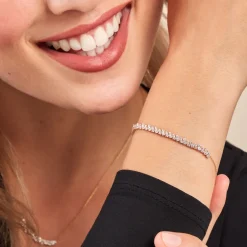 Bracelet Orion Or Jaune Oxyde De Zirconium