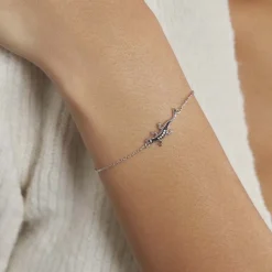 Bracelet Oya Argent Blanc Oxyde De Zirconium