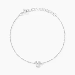 Bracelet Paesie Argent Blanc Oxyde De Zirconium