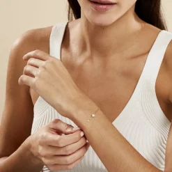 Bracelet Paolina Or Jaune Perle De Culture