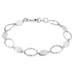 Bracelet Paulita Argent Blanc