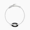 Bracelet Peer Argent Blanc Oxyde De Zirconium