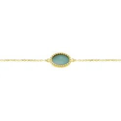 Bracelet Pernia Or Jaune Amazonite