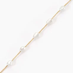 Bracelet Persephone Or Jaune Perle De Culture