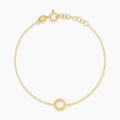 Bracelet Peytone Argent Doré