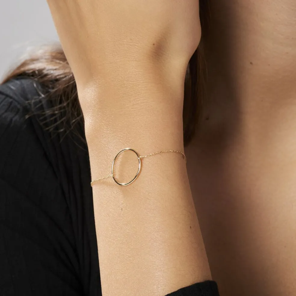 Bracelet Pink Or Jaune