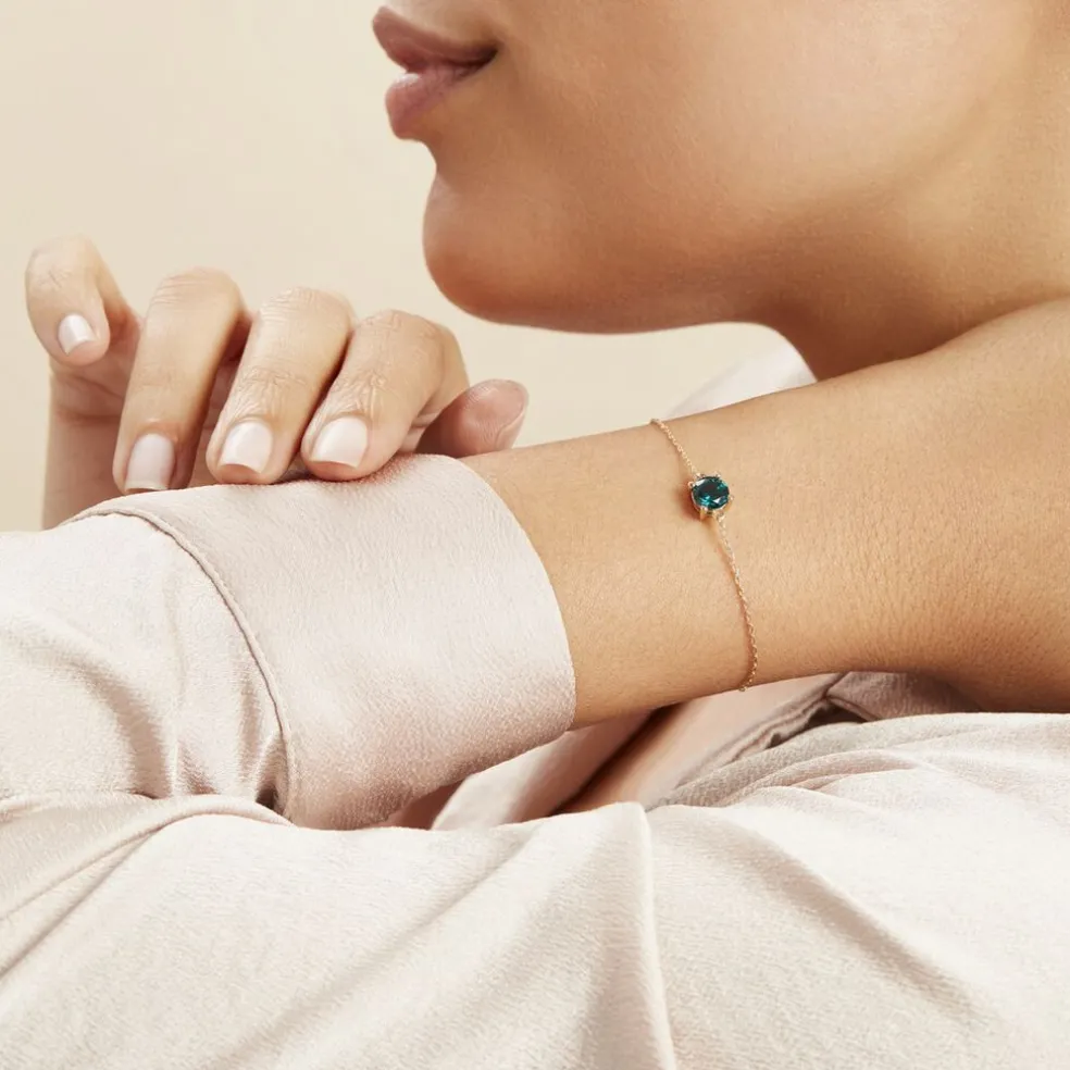 Bracelet Plaqué Or Jaune Nilay Oxyde De Zirconium