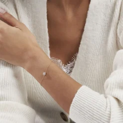 Bracelet Plaqué Or Jaune Nilay Oxyde De Zirconium