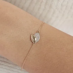 Bracelet Plaqué Or Jaune Simao Oxydes De Zirconium