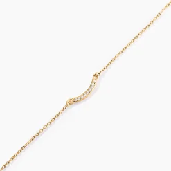 Bracelet Plaqué Or Kumb Oxydes De Zirconium