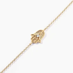 Bracelet Plaqué Or Stijn Oxyde De Zirconium