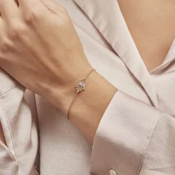 Bracelet Plaqué Or Stijn Oxyde De Zirconium