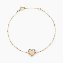 Bracelet Promesse Pour L'eternite Or Jaune Diamant
