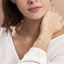 Bracelet Rana Argent Blanc Oxyde De Zirconium