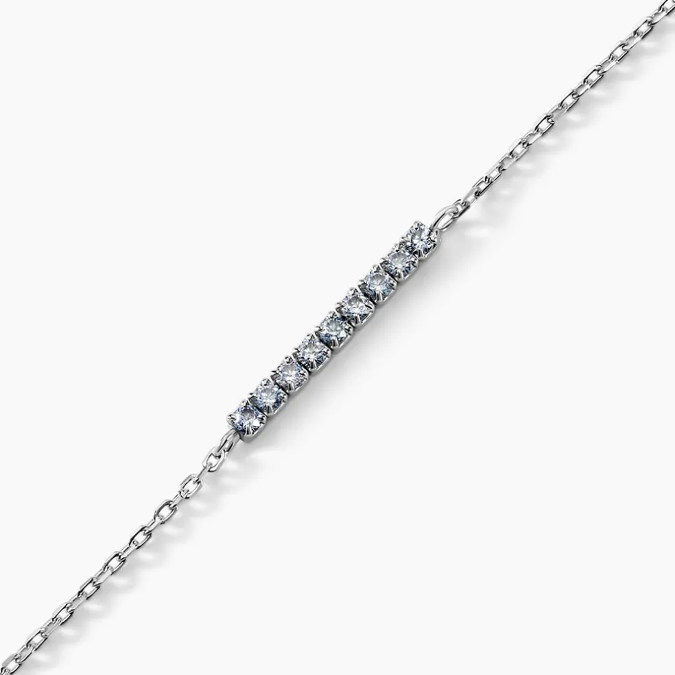 Bracelet Rio Tennis Argent Blanc Oxyde De Zirconium