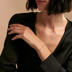 Bracelet River Or Blanc Diamant