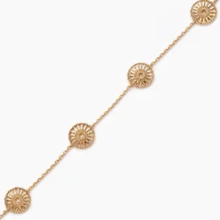 Bracelet Rosae Plaque Or Jaune