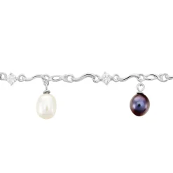 Bracelet Salomee Argent Blanc Perle De Culture