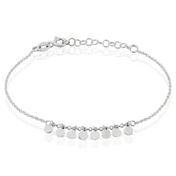 Bracelet Savahna Argent Blanc