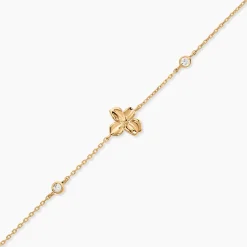 Bracelet Selva Plaqué Or Jaune Oxyde De Zirconium