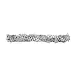 Bracelet Sheridan Argent Blanc
