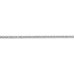 Bracelet Sherihane Maille Palmier Argent Blanc