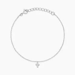 Bracelet Siem Argent Blanc Oxyde De Zirconium