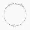 Bracelet Sixties Argent Blanc