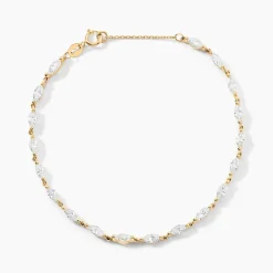 Bracelet Sparkle Or Jaune Oxyde De Zirconium