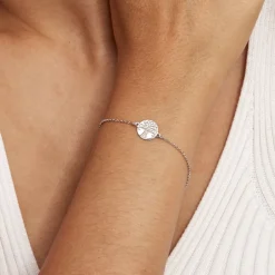 Bracelet Steenie Argent Blanc