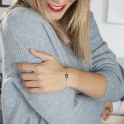 Bracelet Sumeyra Argent Blanc Céramique