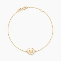 Bracelet Sunlight Or Jaune Nacre