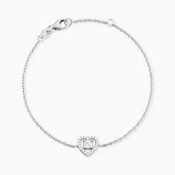 Bracelet Suzon Argent Blanc Oxyde De Zirconium