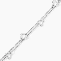 Bracelet Suzy Argent Blanc