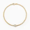 Bracelet Sweetheart Or Jaune Nacre