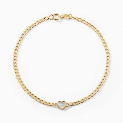 Bracelet Sweetheart Or Jaune Nacre