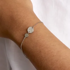 Bracelet Tatienne Argent Blanc