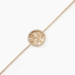 Bracelet Theolina Plaqué Or Jaune Oxyde De Zirconium