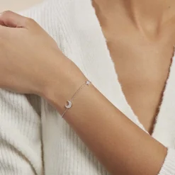 Bracelet Theoline Argent Blanc Oxyde De Zirconium