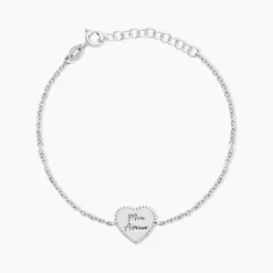 Bracelet Tiffen Argent Blanc