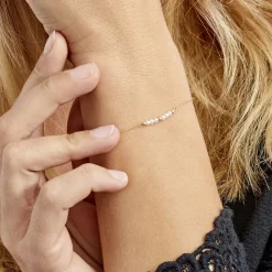 Bracelet Tova Or Jaune Perle